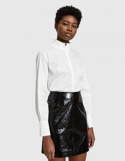 Just Female Fay Blouse In Optical White