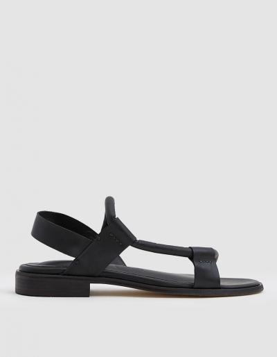 Wal & Pai Sini Slingback Sandal In Black