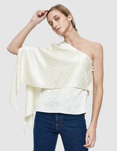 Hellessy Xenia Off Shoulder Cape Top