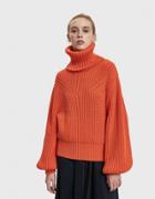 Rodebjer Richa Turtleneck Sweater In Blood Orange