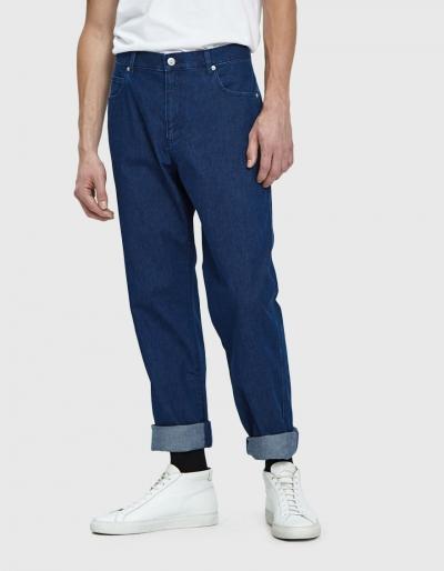 A.p.c. Baggy Jean In Indigo