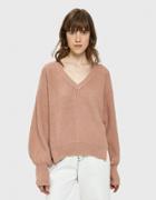 Farrow Emma Bishop Sleeve Sweater In Blush
