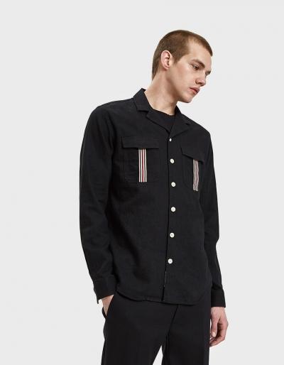 Schnayderman's Leisure Notch Cotton Linen Twill