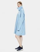 Ashley Rowe Turtleneck Dress In Baby Blue