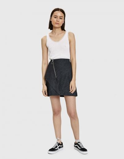 Farrow Yui Knit Top In White