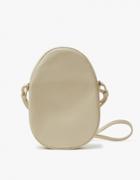 Modern Weaving Mini Oval Zip Crossbody Bag