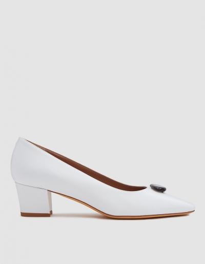 Maryam Nassir Zadeh Lenora Stone Trim Pump