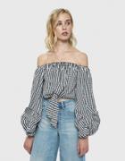 Farrow Linh Gingham Cropped Blouse