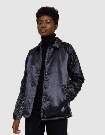 Adidas X Alexander Wang Aw Coach Jacket In Black/black