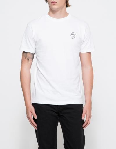 Brain Dead Logo T-shirt In White