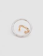 Charlotte Chesnais Single Large Saturn Blow Earring