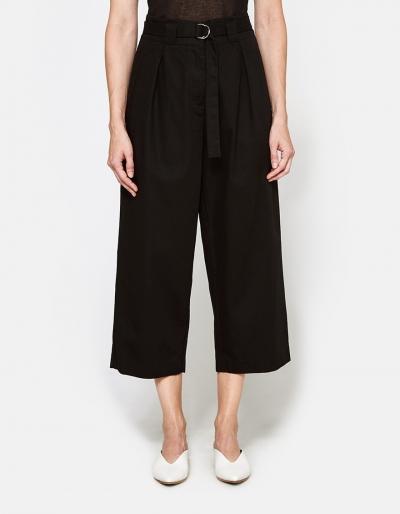 T By Alexander Wang High Waisted Crop Pant With Belt