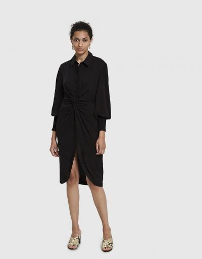 Stelen Renalda Front Knot Button Down Dress