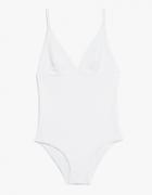 Matteau Swim Plunge Maillot In Chalk