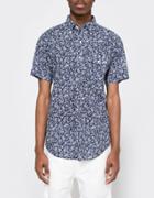 Engineered Garments Navy Paisley Lawn Popover Bd