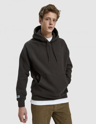 Dickies Construct Tonal Logo Hoodie In Almost Black