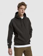 Dickies Construct Tonal Logo Hoodie In Almost Black