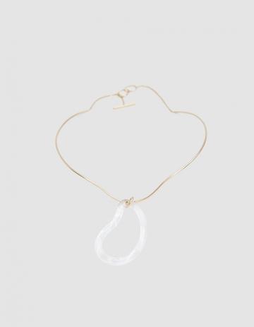 Annika Inez Endless Glassy Collar Necklace