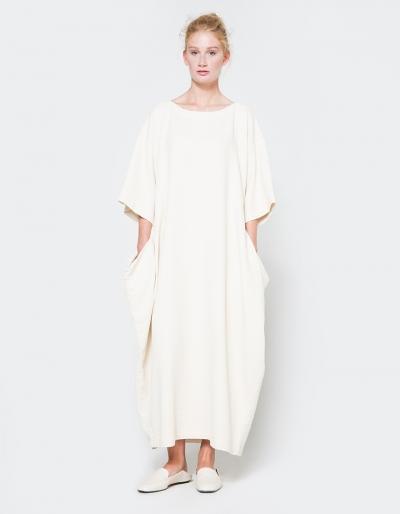 Black Crane Quilted Box Dress