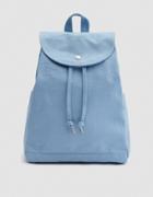 Baggu Drawstring Backpack In Washed Blue