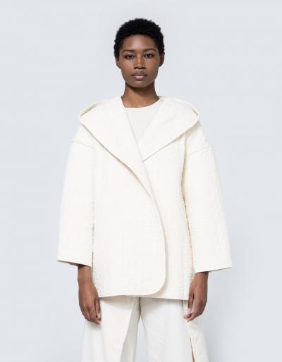 Lauren Manoogian Kendo Coat In Bone