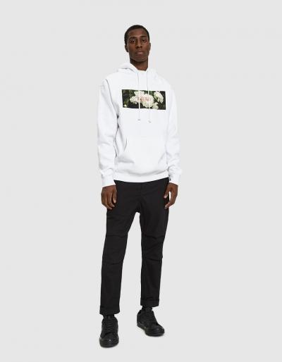 Need Floral Pullover Hoodie In White