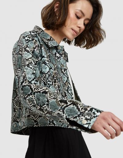 Which We Want Serpentine Jacket In Green