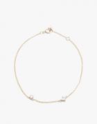 Loren Stewart Square Cut & Round White Sapphire Bracelet