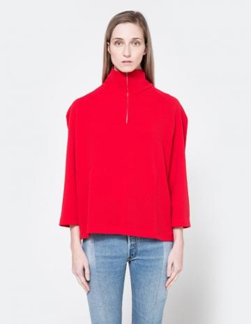 House Of Sunny Casual Zipper Top