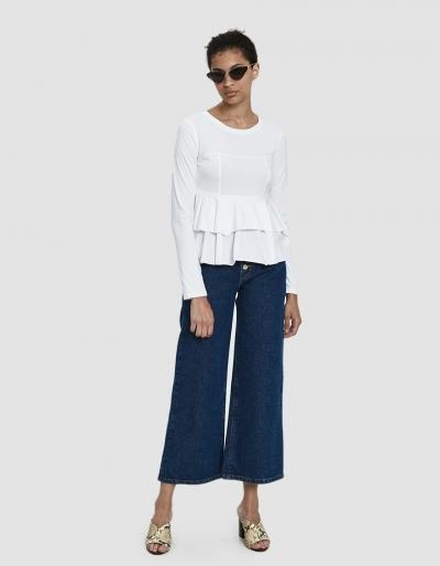 Which We Want Marielle Tiered Jersey Top