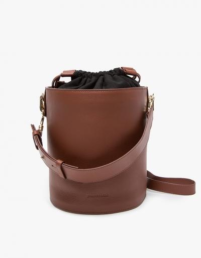 J.w. Anderson Bucket Bag In Tan