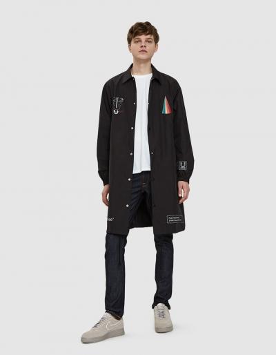 Undercover Overcoat In Black