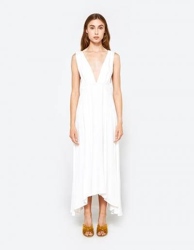 Farrow Giza Dress In White
