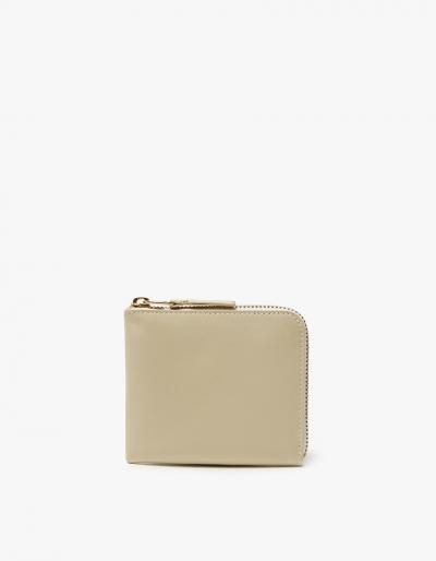 Comme Des Gar Ons Wallet Classic Leather Line Sa3100 Wallet In Off-white