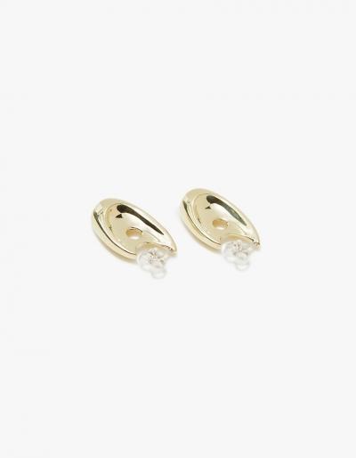 Leigh Miller Brass Illusion Hoops