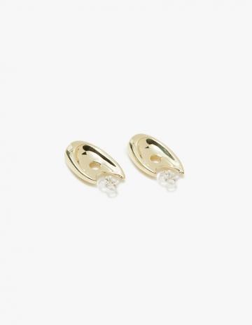 Leigh Miller Brass Illusion Hoops