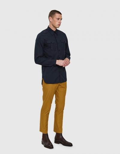 Dries Van Noten Patrini Short Trouser In Yellow