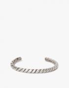 Cause And Effect Silver Twist Cuff