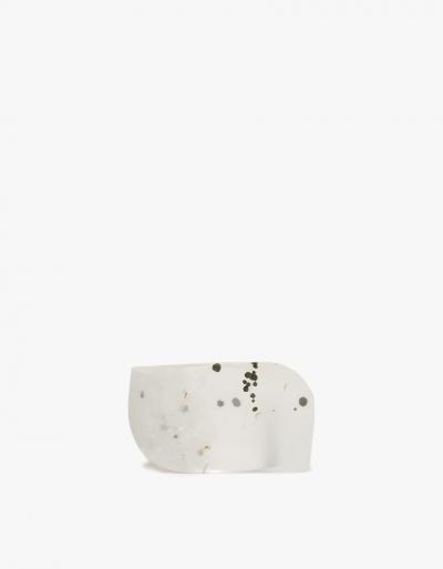 Kathleen Whitaker Rock Ring In Pyrite Quartz