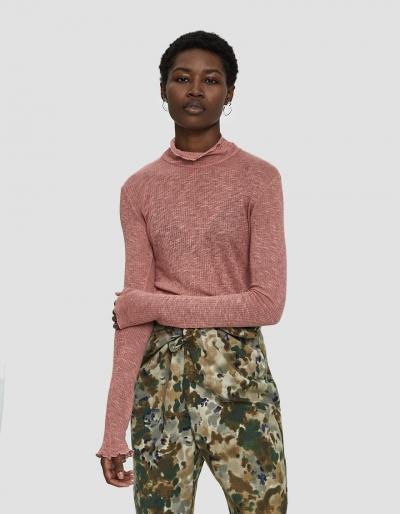 Rachel Comey Recall Ribbed Top In Pink