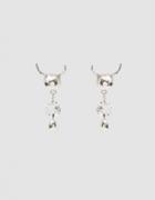 Shikama Inferno Earrings Clear Crystal