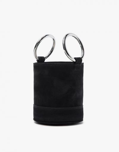 Simon Miller Bonsai 15 Cm Bag In Black Nubuck