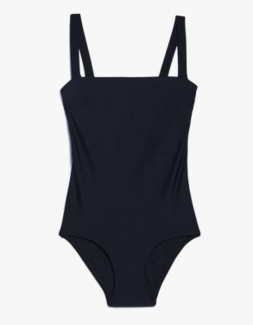 Matteau Swim Square Maillot In Black
