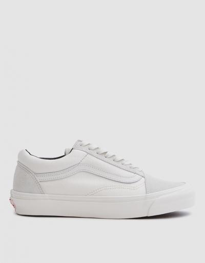 Vans Og Old Skool Lx In Blanc De Blanc