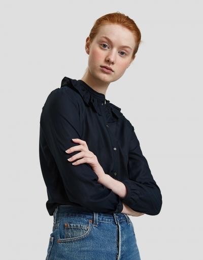 A.p.c. Blouse Josephine In Dark Navy