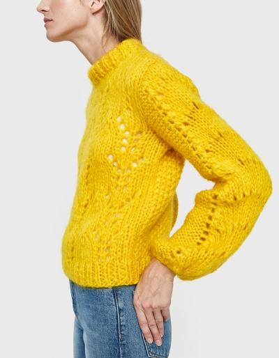 Ganni Julliard Mohair Pullover In