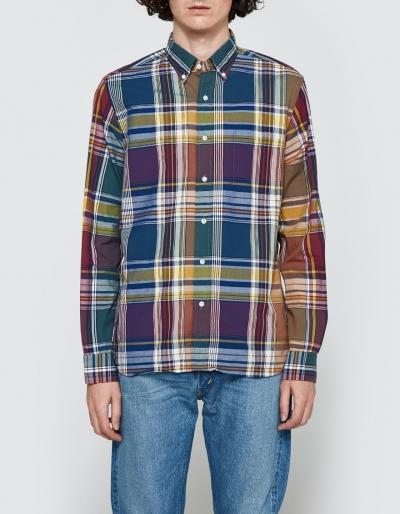 Beams Plus Wide Check Long