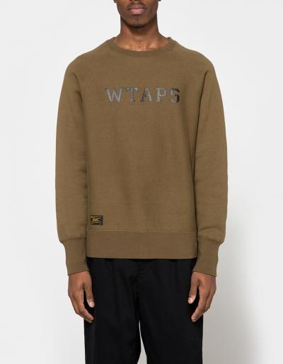 Wtaps Design Crew Sweatshirt Olive Drab