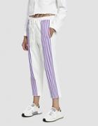 Dima Leu Velvet Stripe Track Pant In