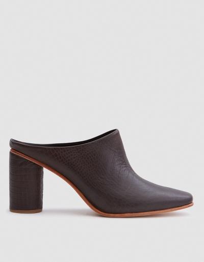 Rachel Comey Scarpa Heel In Brown Croc